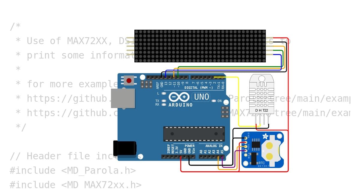 max7219-clock-dht.ino