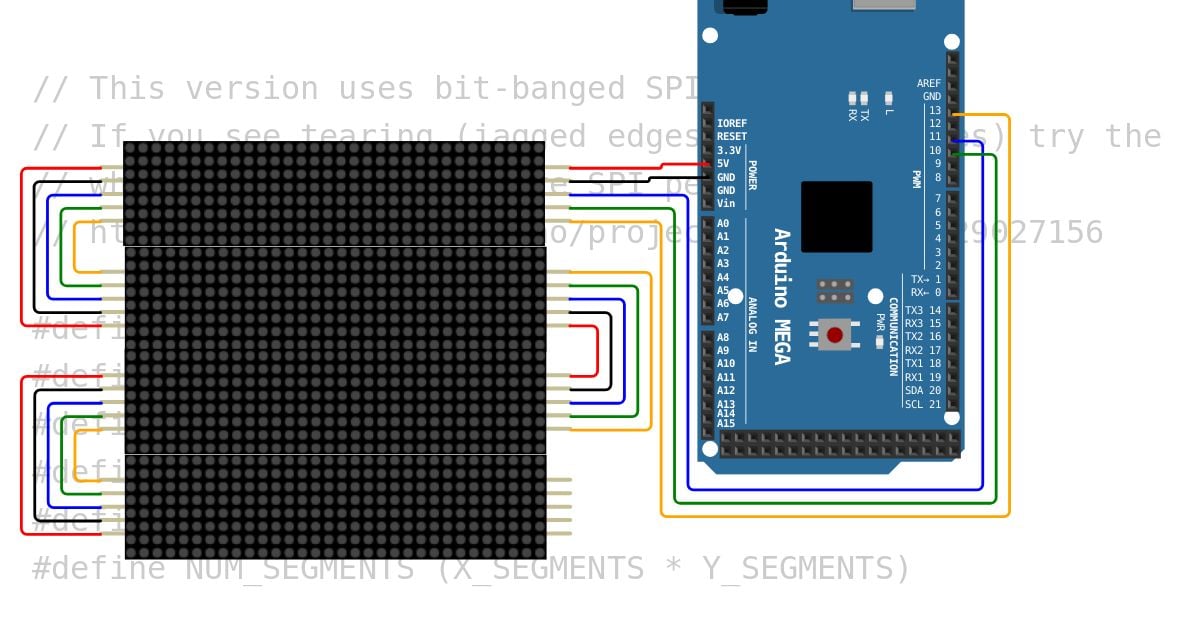 32x32 LED Matrix Tunnel